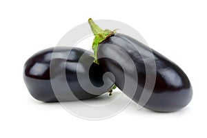 Two aubergine