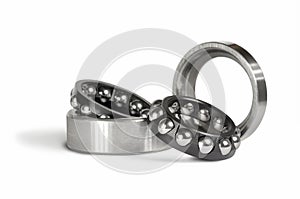 Two ball bearings