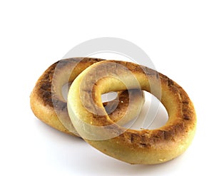 Two baranka (bread-ring). photo