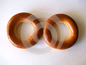 Two beautiful bread rings