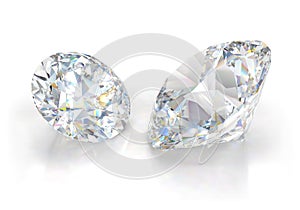 Two beautiful diamonds