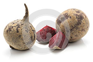 Beetroot isolated on white