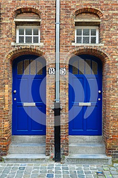 Two Belgian doors