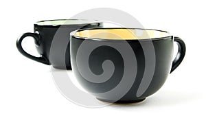 Two black cups