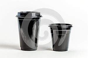 Two Black Cups Together