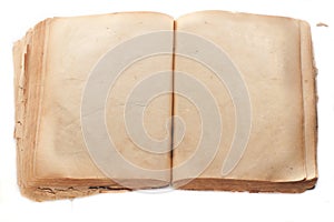 Two blank Pages in ancient Book