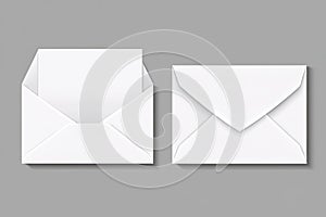 White Envelopes Mockup