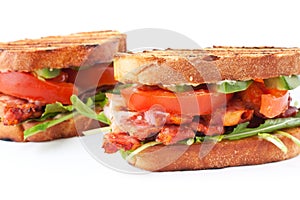 Two BLT sandwiches
