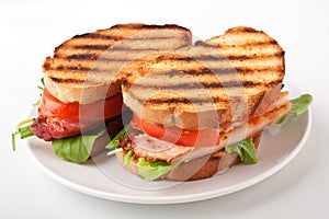 Two BLT sandwiches
