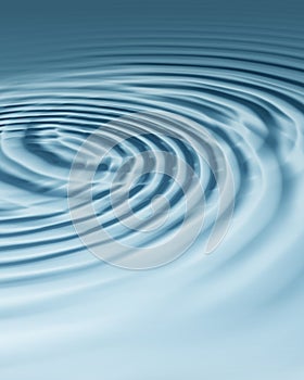 Two bluish silver ripples photo