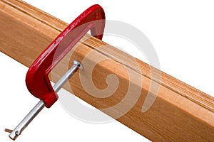 Two boards and joiner clamp