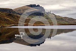 Two boats for the Old Man of Storr