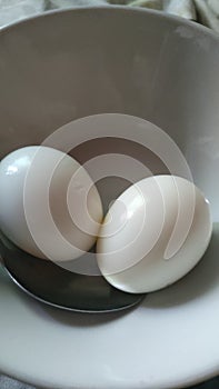 Two boiled eggs contains protein