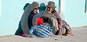 Two Bolivian women