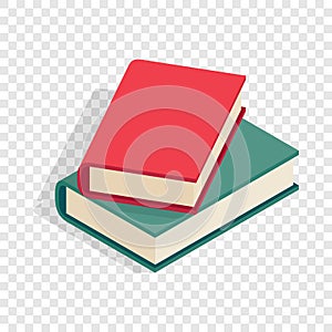 Two books isometric icon