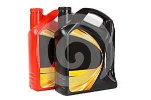 Two bottle of engine oil