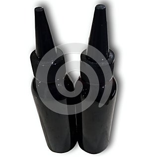 Two Bottles of Black Ink