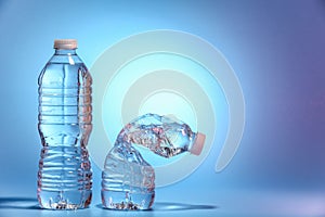 Two bottles of water