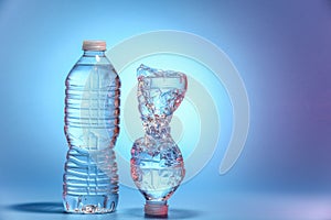 Two bottles of water