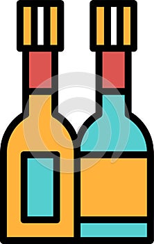 Two bottles of wine are shown side by side