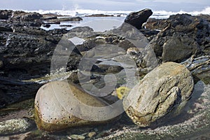 Two Boulders in shallow water