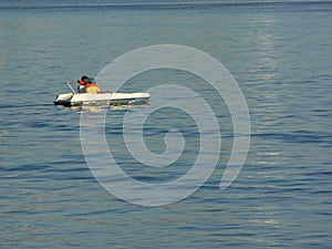 Two Boys Boating