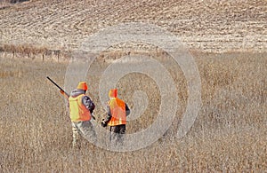 Two Boys Hunting photo