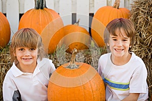 Two Boys Smiling