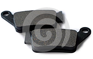Two brake pads for disc brakes