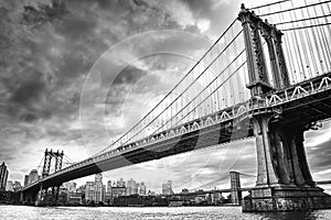 Two bridges in NYC. photo