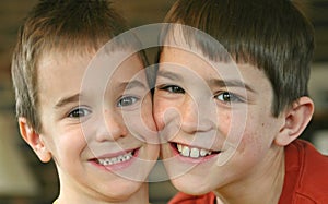 Two Brothers Smiling