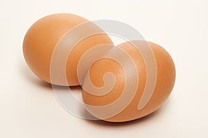 Two Brown Eggs