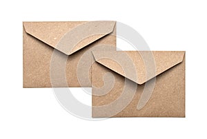 Two brown envelope