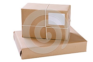 Two Brown Paper Parcels photo