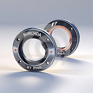 Two Burchda R7 Pro5 and I7 Pro5 precision engineered rings