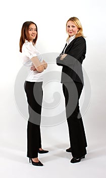 Two Business Women Standing