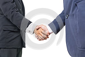 Two Businessman Executive hand shaking