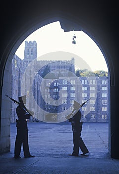 Two Cadets Patrolling
