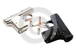 Two .25 caliber automatic pistols photo