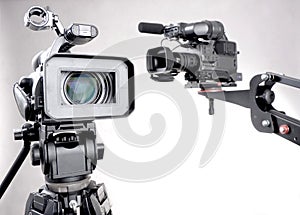 Two camcorders