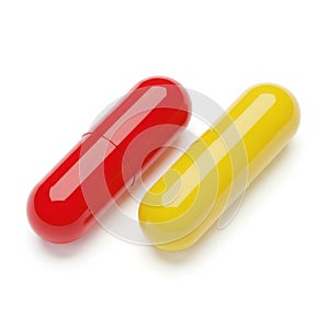 Two capsule containers