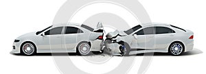 Two car crash photo