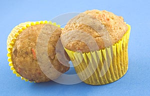 Two Carrot Pecan Muffins