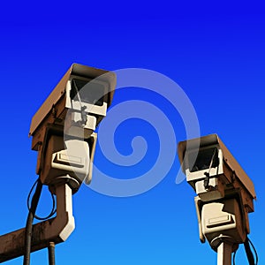 Two cctv cameras