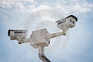 Two of CCTV security camera