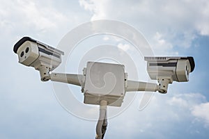 Two of CCTV security camera