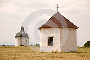 Two chapels on hill