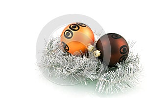 Two christmas balls