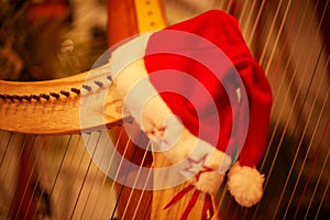 Two Christmas Harps