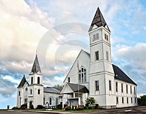 Two churches photo